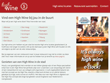Tablet Screenshot of high-wine.com